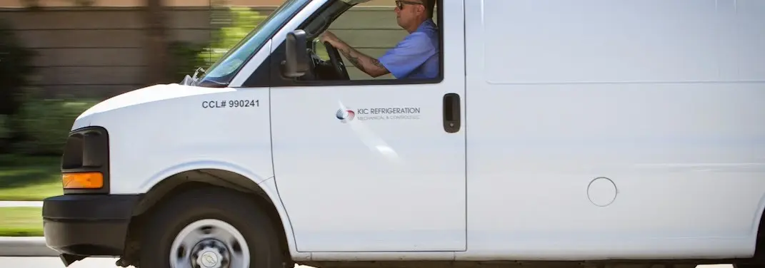 KIC Refrigeration service vehicle serving Stratford area
