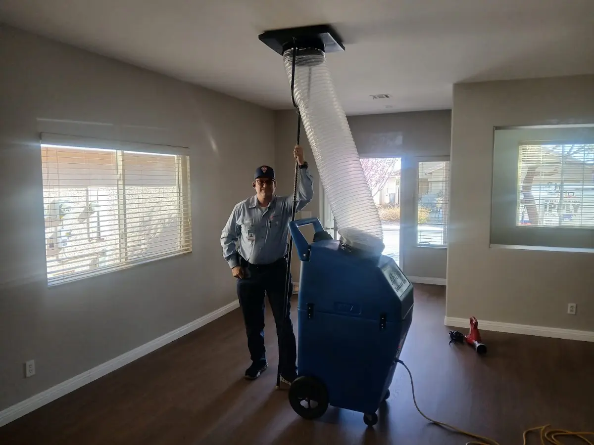 Professional Dryer Vent Cleaning work inside a Stratford home